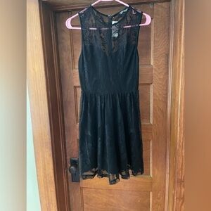 Express black lace dress size xs